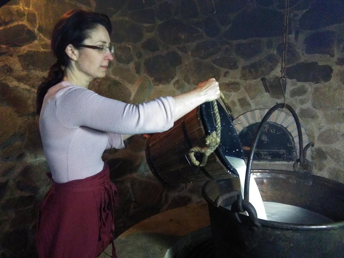 Caseria La Infiesta Caleao Buitenkant foto